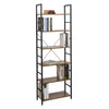 6 Tiers Stand Shelf Storage Rack Unit Bookshelf Display Plant Shelving MDF Metal