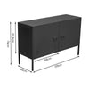 Living Room Metal Cabinet TV Stand TV Console Storage Unit Sideboard Cupboard