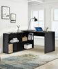 L-shaped Computer Desk Corner PC Table Study Workstation Home Office Table White