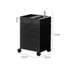 Kitchen Pantry Cabinet Pull Out Rotating Storage Shelf Sofa Bedroom Side Cabinet