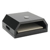 Modern Indoor Outdoor Portable Pizza Oven Black/Stainless Steel BBQ Stone Base