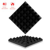 12"x12"x2" Wedge Studio Soundproofing Foam Pads Acoustic Wall Panels Tiles