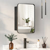 Metal Framed Bathroom Mirror Cabinet Wall Mounted Bathroom Mirror with Storage