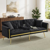 MODERN VELVET SOFA BED 2 SEATER CLICK CLACK SOFA SETTEE COUCH FOR LIVING ROOM