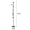 Tall Domed Lampshade Floor Lamp Standard Free Standing Living Room Home Light UK