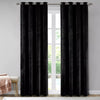 Thick Heavy Velvet Curtains Eyelet Ring Top Fully Lined PAIR of Ready Made Panel