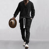 Men's Sweatsuits Knit Sweatshirt Tracksuit Sets Pants Jogging Suits 2 Piece UK