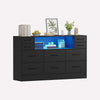 10 Drawers Chest of Drawers Bedside Cabinet Storage Bedroom Furniture Non-woven