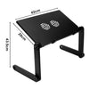 Laptop Stand Desk Table Adjustable Folding Computer Table Portable Sofa Lap Tray