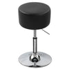 1/2x Faux Leather Padded Bar Stool Gas Lift Swivel Barstool Club Cafe Breakfast