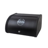 Bread Bin With Roll Top Lid Kitchen Metal Food Cake Loaf Storage Container Box