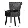 Dressing Table Soft Padded Makeup Chair Velvet Piano Seat Guest Room Bedroom