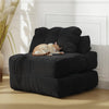 Folding Sofa Bed Sleeper Chair Convertible Single Lounger Chair with Pillow