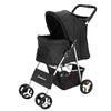 Pet Stroller Dog Cat Pushchair Folding Pet Stroller Travel Cart Jogging Carrier