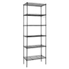 6-Tier Wire Shelving Unit Free Standing Shelf Metal Storage Rack Organizer 160cm