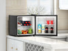 46L Mini Fridge Black Counter Top Small Refrigerator Drinks Cooler Home Office