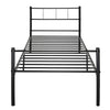 Simple Budget metal bed Single bed Frame w/Mattresses Option Bedroom Furniture