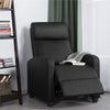 Recliner Chair Adjustable Leather Sofa Living Room Armchair for Home Bedroom