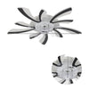 Dimmable Ceiling Fan with LED Light Adjustable Wind Speed Remote Control Bedroom