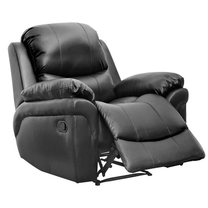 MADISON LEATHER RECLINER ARMCHAIR SOFA HOME LOUNGE CHAIR RECLINING GAMING