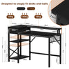 4 Tier Computer Desk Study Room Computer Desk Home Office Work Desk with Drawers