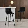 2 Pcs Breakfast Bar Stools High Counter Chair Kitchen Pub Restaurant Barstool