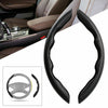Carbon Fiber Look Universal Car Steering Wheel Booster Cover Non-Slip Accessory