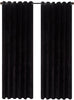 Crushed Velvet Curtains Eyelet Ring Top Ready Made Lined Pair Curtains