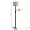 Mother and Child Floor Lamp Warm White Reading Floor Lamps Standing Lights 177cm
