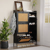 3 Drawer Shoe Cabinet Storage Cupboard Unit Shoe Rack Wooden Stand Organiser