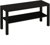 TV Stand Oak 2 Tier Media Console Storage Shelf Modern Living Room Unit