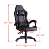 Executive Racing Gaming Chair Faux Leather Computer Desk Chair Swivel Adjustable