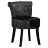 Crushed Velvet Vanity Stool Dressing Table Chair Bedroom Makeup Chair Backrest