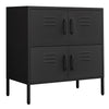 4-Doors Office Filing Cabinet Printer Stand Pedestal Metal File Storage Cupboard