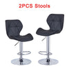 Set of 2 Barstools Kitchen Swivel Gas Lift Chairs Dining Breakfast Pub Stools UK