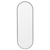 120cm Oval Wall Mirror Full Length Metal Framed Bedroom Dressing Room Make-Up UK