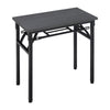 Folding Computer Desk with Storage Shelf Foldable Study Table Laptop Home Office