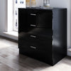 Gloss Frontage Chest Of 4 Drawers Cabinets Hallway Storage Bedroom Furniture UK