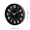 30cm Luminous Wall Clock Bedroom Kitchen Clock Quartz Sweep Movement Home Office