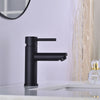 Bathroom Brass Basin Mixer Taps Deck Mounted Sink Facuet Black / Brushed Gold