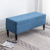 Large Chesterfield Storage Ottoman Bench Box Widnow Seat Stool Bedroom Footstool