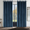 Luxury Heavy Velvet Curtains PAIR of Eyelet Ring Top Fully Lined Ready Made