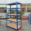 5 Tier Metal Storage Shelving Shelves Racking Unit Tools Garage Garden Shop Shed