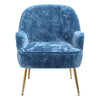 Velvet Scallop Shell Back Tub Chair Armchair Dressing Sofa Stool Bedroom Lounge