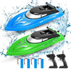 2 Pack RH701 RC Racing Boat – 2.4Ghz High-Speed Remote Control Ship 25km/h Kids