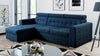 Corner Sofa Bed with Storage Container and Sleep Function Elastic Foam New ZARA