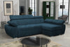 Corner Sofa Bed BOSTON MINI PREMIUM with Storage Sleep Function Springs Corduroy