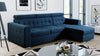 Corner Sofa Bed with Storage Container and Sleep Function Elastic Foam New ZARA