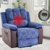 Electric Recliner Massage Heated Vibration Sofa Armchair Reclining Lounge Chair