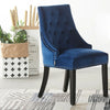 Velvet Dining Chair with Door Knocker Ring Windsor Dressing Room Chair 1/2/4/6